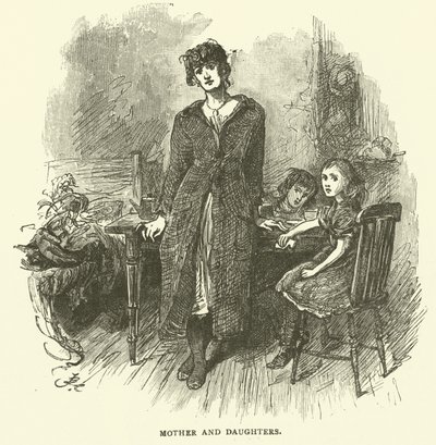 Anya és lányai alkotó: Frederick L. Bernard