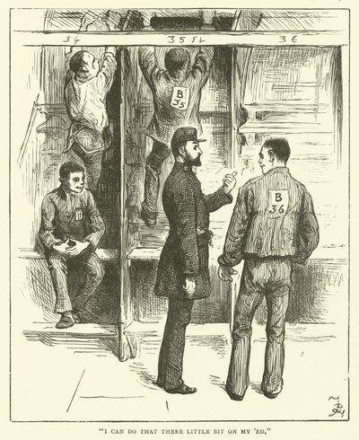 Foglyok a futópadon alkotó: Frederick L. Bernard