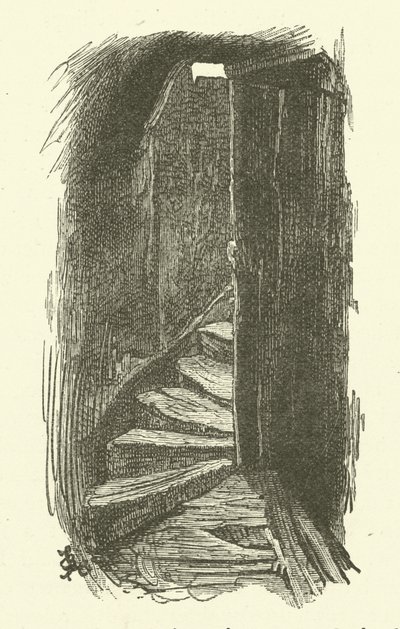 Lépcső a padlásra alkotó: Frederick L. Bernard