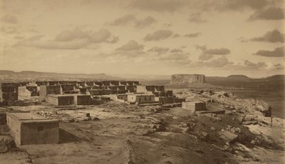 Elvarázsolt Mesa, Acoma, Új-Mexikó,1900 (fotó) alkotó: Frederick Monsen
