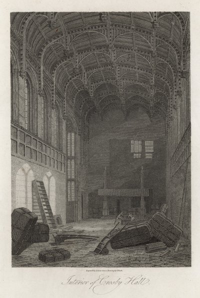 A Crosby Hall belseje alkotó: Frederick Nash