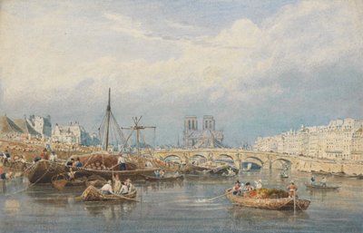 A Szajna a Notre Dame-mal alkotó: Frederick Nash