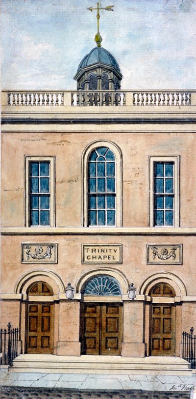 Trinity Chapel, Conduit Street, Westminster, London, 1801. alkotó: Frederick Nash