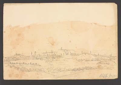 Aleppo SW-ből, Szíria alkotó: Frederick Peter Layard