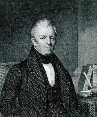 James Kent (1763-1847) Asher Brown Durand (1796-1886) metszete (metszet) alkotó: Frederick R. (after) Spencer