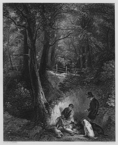 A borító oldala, a Vernon Gallery képéről (metszet) alkotó: Frederick Richard Lee