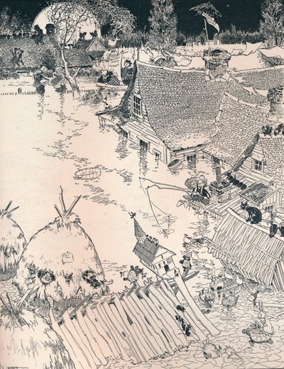 High Times on the Desplaines, 1890 alkotó: Frederick Richardson