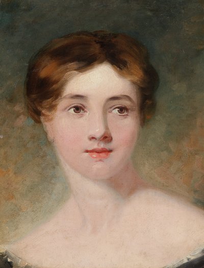 Női portré alkotó: Frederick Thomas Lines