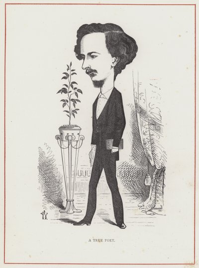 Algernon Charles Swinburne, költő alkotó: Frederick Waddy