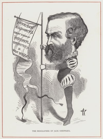 Harrison Ainsworth, Jack Sheppard életrajzírója alkotó: Frederick Waddy