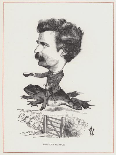 Mark Twain alkotó: Frederick Waddy