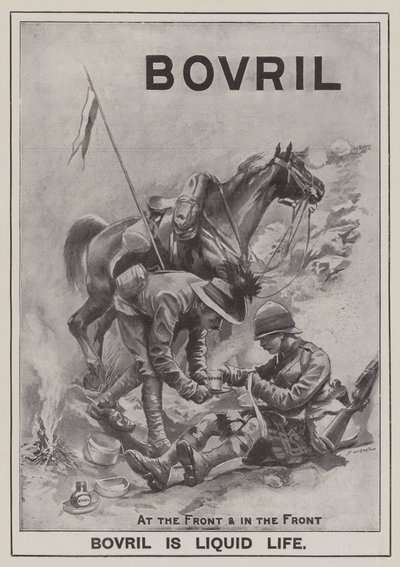 Reklám, Bovril (metszet) alkotó: Frederick William Burton
