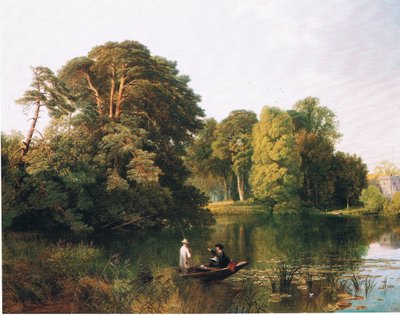 Csendes menedékhely Surreyben alkotó: Frederick William Hulme