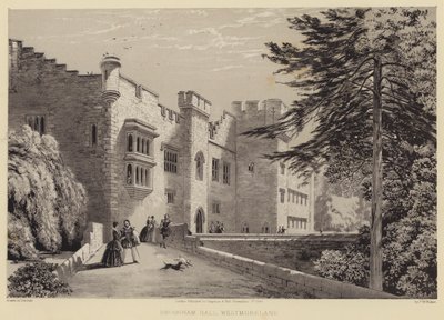 Brougham Hall, Westmoreland (metszet) alkotó: Frederick William Hulme