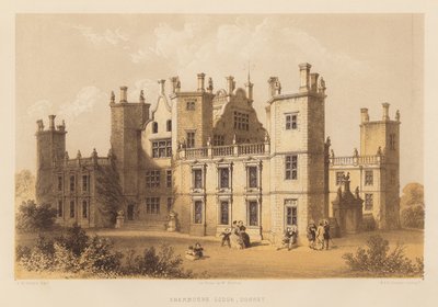Sherborne Lodge, Dorset (akvatinta) alkotó: Frederick William Hulme