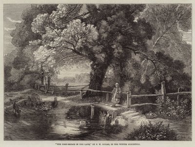 A gyaloghíd a sávban alkotó: Frederick William Hulme