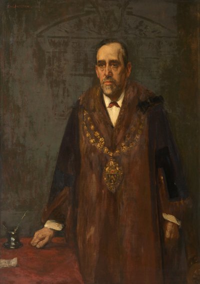 Jackson Brierley portréja, 1898-99 körül (Olaj, vászon) alkotó: Frederick William Jackson