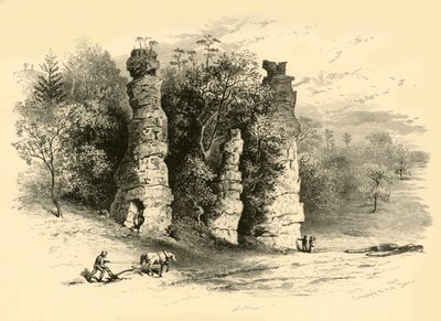„Természetes tornyok”, 1872. alkotó: Frederick William Quartley