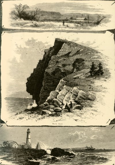 "Portland kikötője és szigetei", 1874. alkotó: Frederick William Quartley