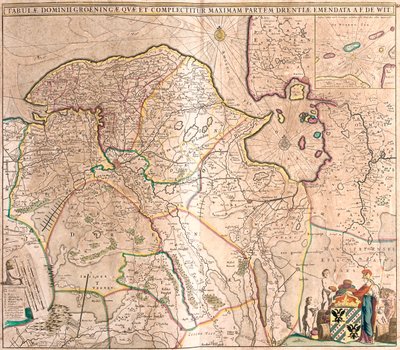 Groningen, Drenthe, Hollandia alkotó: Frederick de Wit