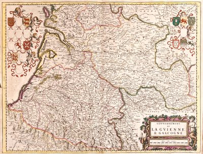Guyenne, Gascony, Franciaország alkotó: Frederick de Wit