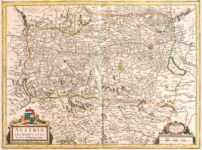 Az osztrák főherceg térképe (rézkarc alkotó: Frederick de Wit