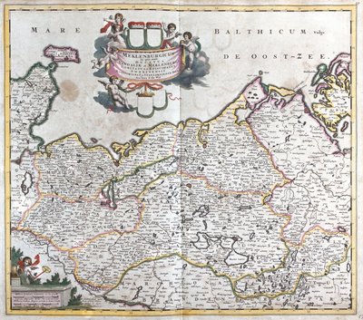 Mecklenburg-Elő-Pomeránia, Németország alkotó: Frederick de Wit