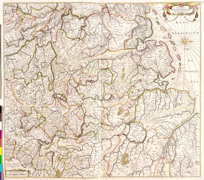 Schleswig-Holstein, Alsó-Szászország, Észak-Rajna-Vesztfália, Németország alkotó: Frederick de Wit