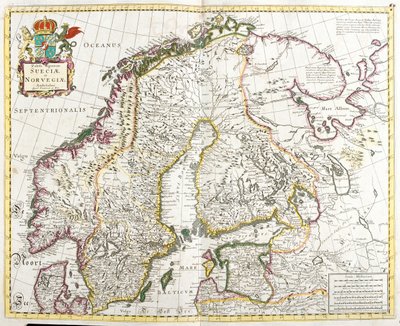 Svédország, Norvégia, Finnország, Észtország, Oroszország északnyugati szövetségi kerülete. alkotó: Frederick de Wit