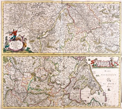 A Rajna folyó folyása alkotó: Frederick de Wit