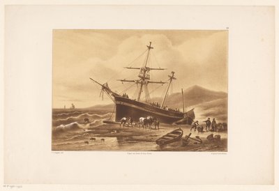 Elakadt hajó alkotó: Frederik Lodewijk Huygens