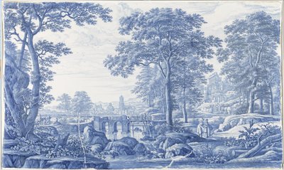 Emléktábla olaszos tájjal Emléktábla olaszos tájjal alkotó: Frederik van Frytom (attributed to)