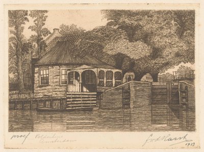 Polderhuis (eredeti cím az objektumon) alkotó: Frederik van der Harst (signed by artist)