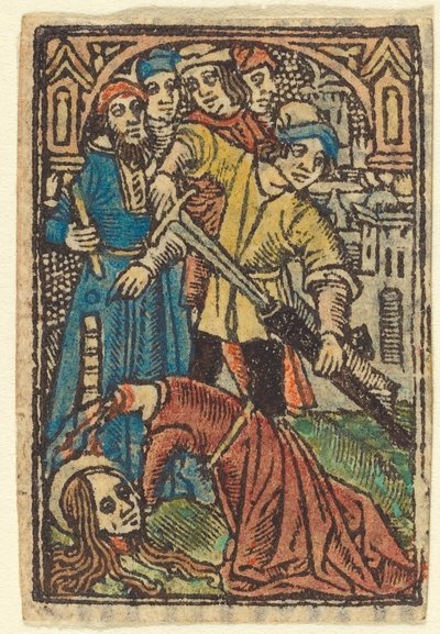 Szent Katalin (?) lefejezése alkotó: French 15th Century