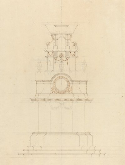 Tervezés Catafalque-hoz alkotó: French 18th Century