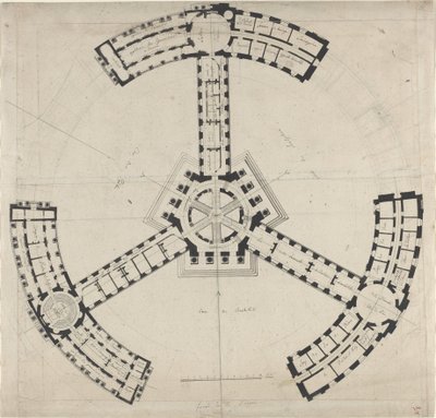 Képzőművészeti Akadémia alapterve alkotó: French 18th Century