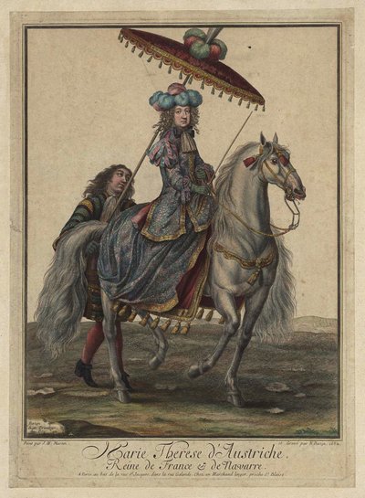 Spanyol Mária Terézia 1638-1683, francia és navarrai királynő hitvese, 1682 alkotó: French Master