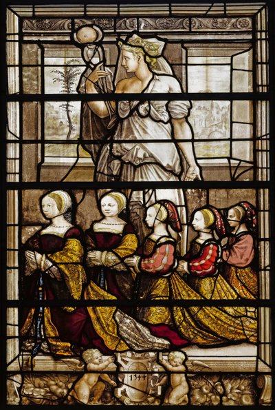 Anne de Montmorency 1493-1567 és Savoyai Madeleine 1510-1586 lányainak portréja, 1544 alkotó: French Master