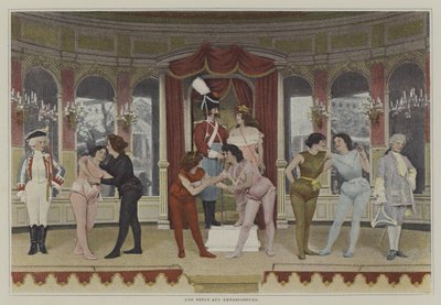 Értékelés a Cafe des Ambassadeurs-ben (színes fotó) alkotó: French Photographer