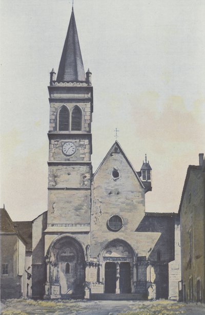 Ambronay, Eglise, Facade O alkotó: French Photographer