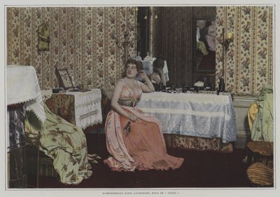 Sybil Sanderson amerikai szoprán a címszerepben Jules Massenet Thais című operájában (színes fotó) alkotó: French Photographer