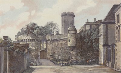 Bourdeilles, Chateau, bejárati oldal alkotó: French Photographer