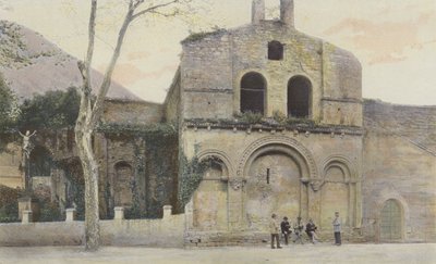 Burlats, régi templom, homlokzat N alkotó: French Photographer