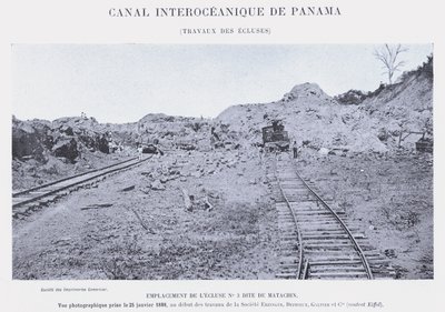 Panama óceánközi csatorna, zárművek (bw fotó) alkotó: French Photographer