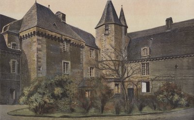 Carrouge, Chateau, Homlokzat az udvaron alkotó: French Photographer