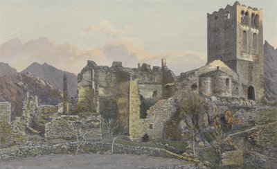 Casteil, a régi St-Martin-du-Canigou kolostor romjai alkotó: French Photographer
