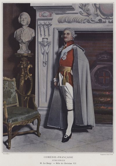 Charles le Bargy mint Christian VII Struensee-ben (színes fotó) alkotó: French Photographer