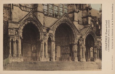 Chartres, Eure-Et-Loir, katedrális, veranda együtt alkotó: French Photographer