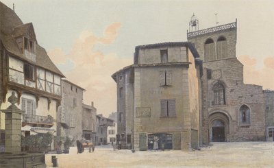 Courpiere, templom, homlokzat O és hely alkotó: French Photographer
