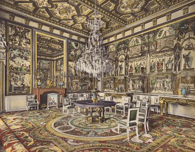 Fontainebleau: pápai apartman, fogadószoba (színes fotó) alkotó: French Photographer